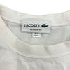 Used 186000 Current Item LACOSTE Big Croco Logo Embroidery White M Size Equivalent Men's