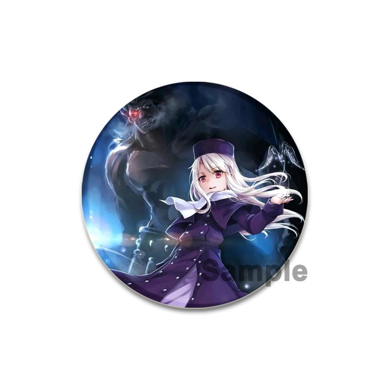 Anime Game Nu: Fate/Grand Order Brooch Pin Cartoon Figure Fujimaru Ritsuka Altria Caster Badge Button Pin Souvenir Toy Fans Gift