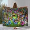 Music Game My Singing Monsters Flannel Blanket,Ultra Soft Warm Plush Throw for Home Bedroom Bed Sofa Cover Office Camping Picnic