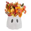 Wiadro z żywicy Ghost Planter Pot Candy Bowl Halloween Flower Wazon Paproć Stojak ekspozycyjny do dekoracji wnętrz i ogrodu