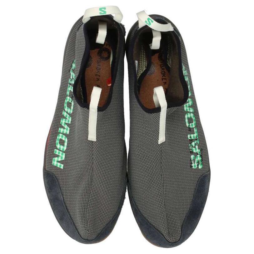 SALOMON Rx Moc 3.0 Round Toe Comfortable Non-Slip Mid-Top Hiking Shoes Men Hiking Shoes Gray Green 474214