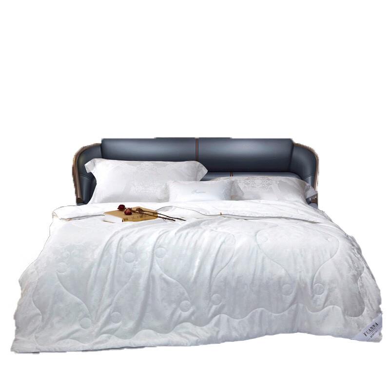 

Fuanna Jinse Nianhua Jacquard Mulberry Silk Summer Quilt 230x229cm (550g)