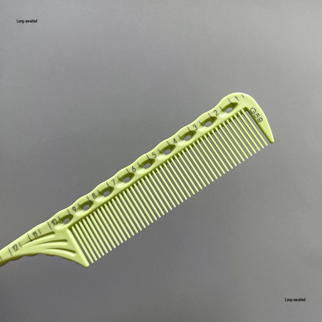 Unisex Hair Cutting Comb: Barber & Flat Top Comb with Scale for Men’s & Women’s Hair