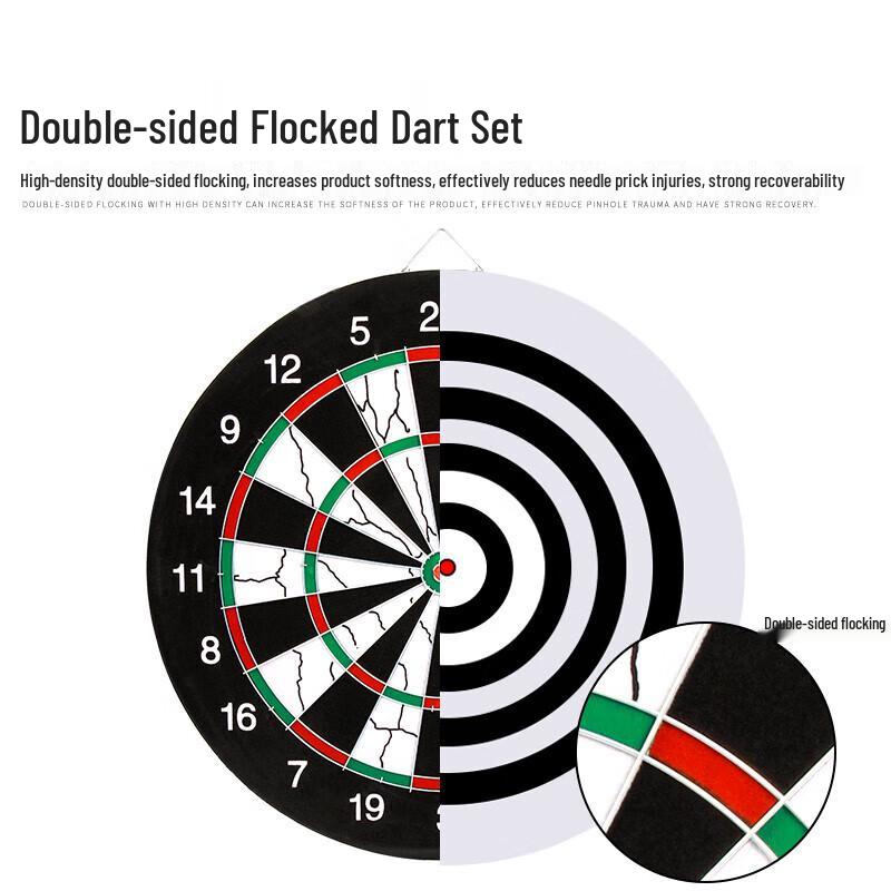 18-inch Professional Double-Sided Dartboard Set
