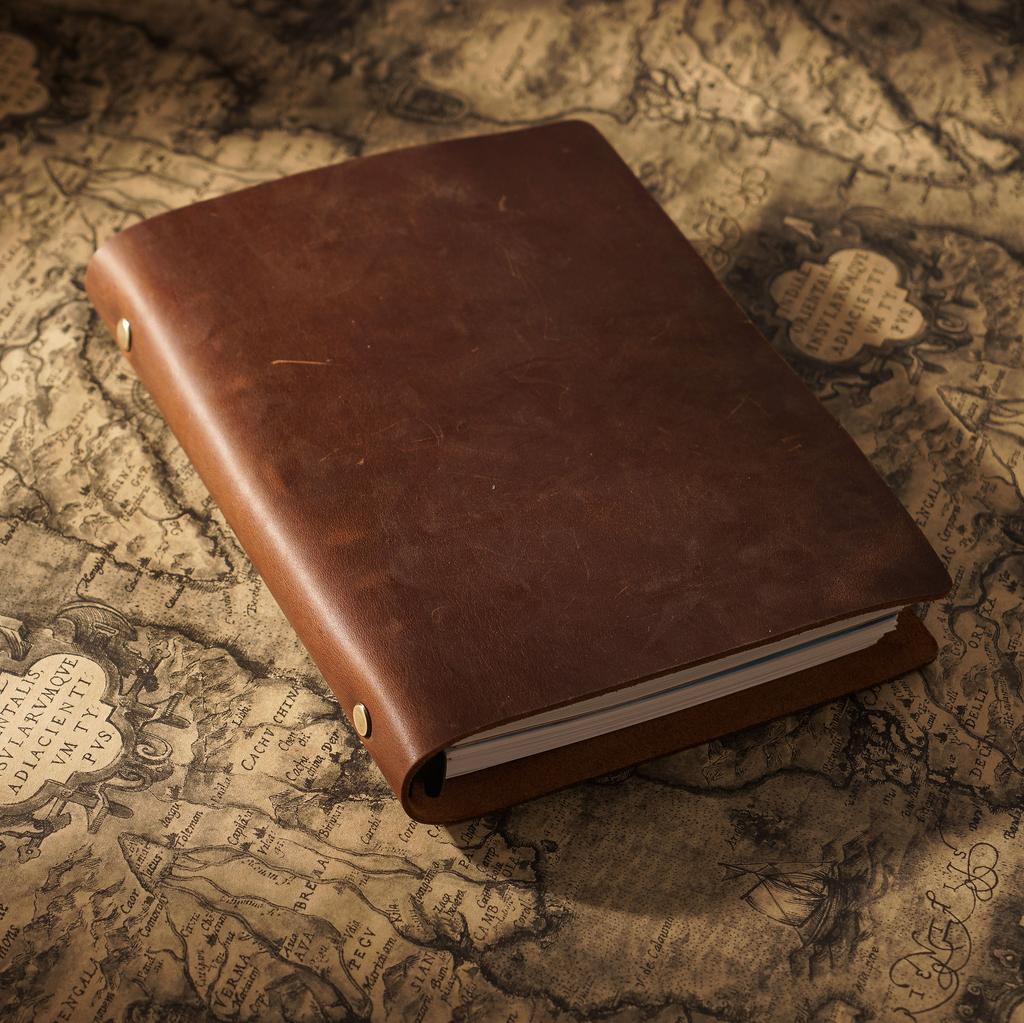 Stylish Crazy Horse Leather Travel Journals Eco Friendly Paper A5 Notebook Notepad Business Gift Promotional Diary Custom
