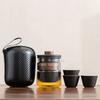 Travel Portable Chinese Tea Set Outdoor Teacup Tea Infuser Suit Exquisite Glass Gaiwan Teaware Sets Tea Ceremony Drinkware