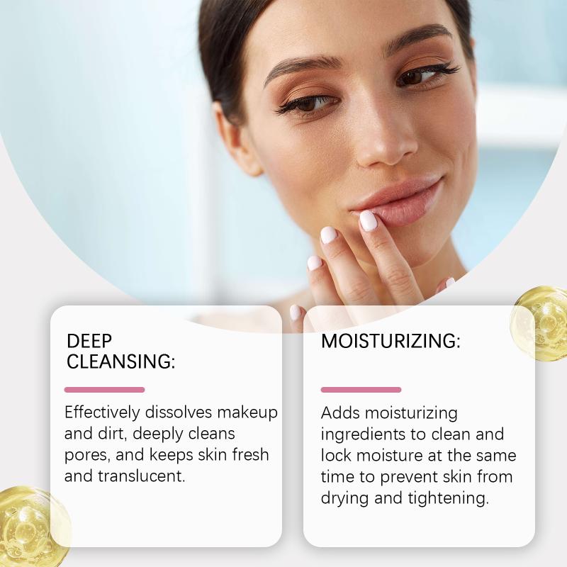 Gentle Cleansing Oil Nourishes And Moisturizes Removes Makeup And Dirt Suitable For Sensitive Skin Daily