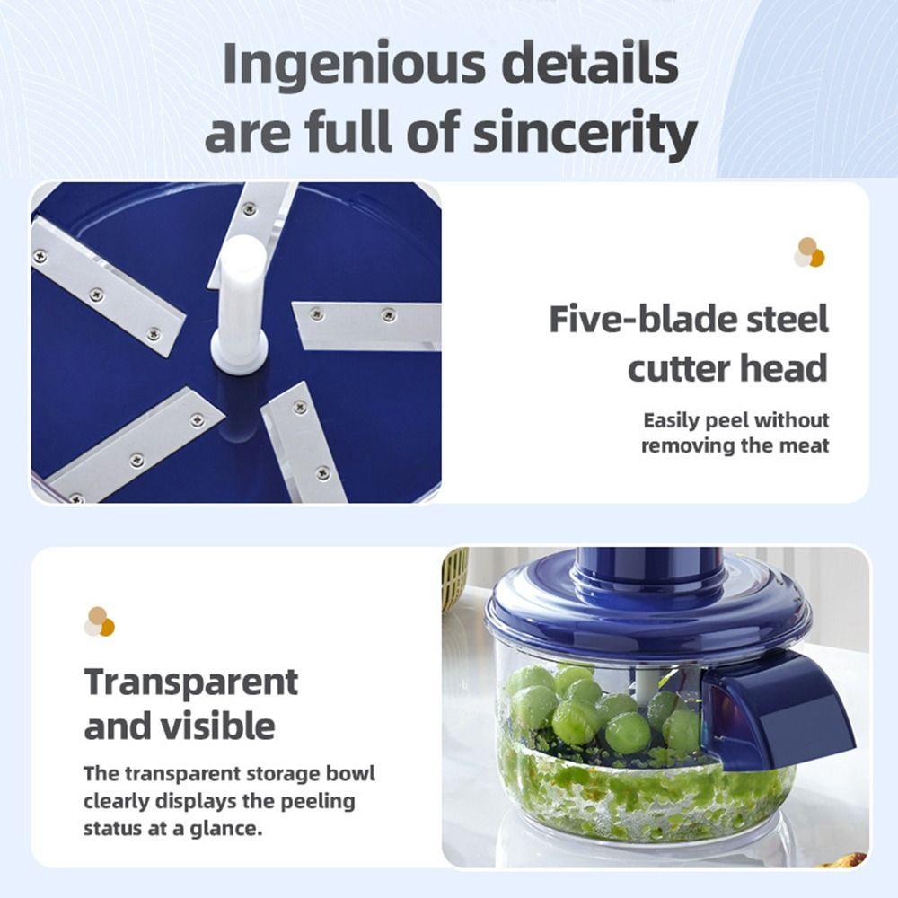 Hands-Free Automatic Fruit Peeler Machine Small Fruit Peeler Machine  Fruit Peeler Tool