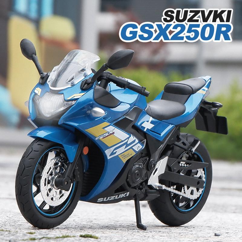 1/12 קנה מידה סוזוקי GSX250R סוג מנוע סימולציה צעצוע יצוק למות אופנוע כביש אוסף מכוניות