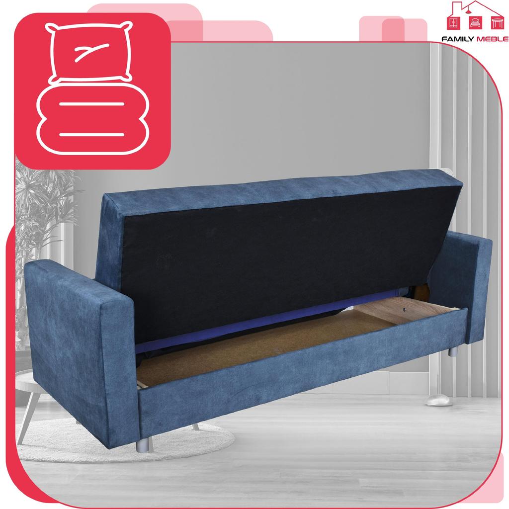 Sofa Sofa Alicja Sofa Bed Bonell Bed Family Furniture Blue