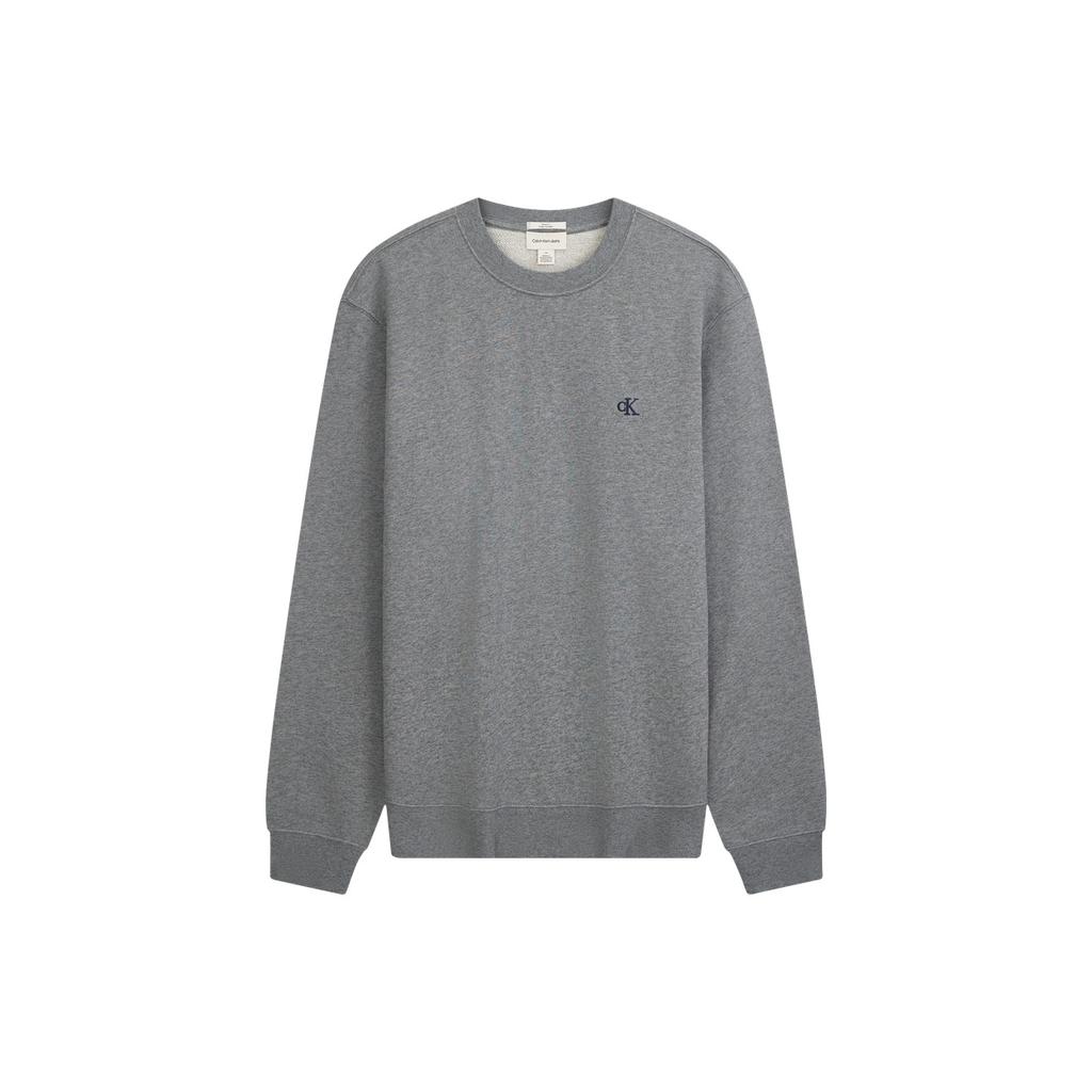 Calvin Klein Sweatshirts Men's UB1 Space Black Crew Neck Moderate 4RD265G
