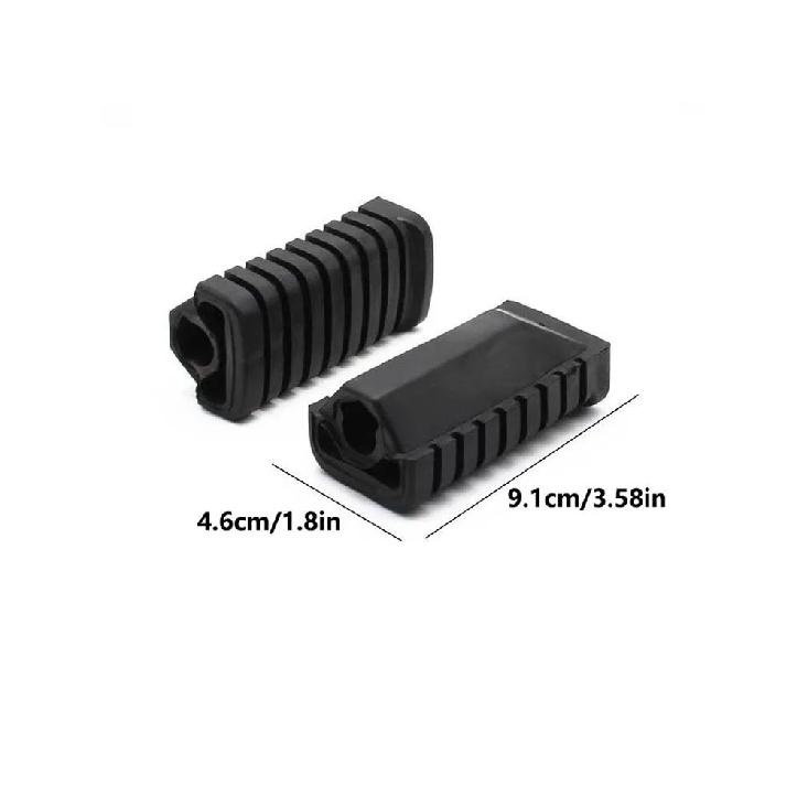 2 Pcs Motorbike Foot Peg Rubber Nonslip Footrest Pedal Foot Peg Cover Set for Honda WY125 Motorcycle Accessories 2019 New