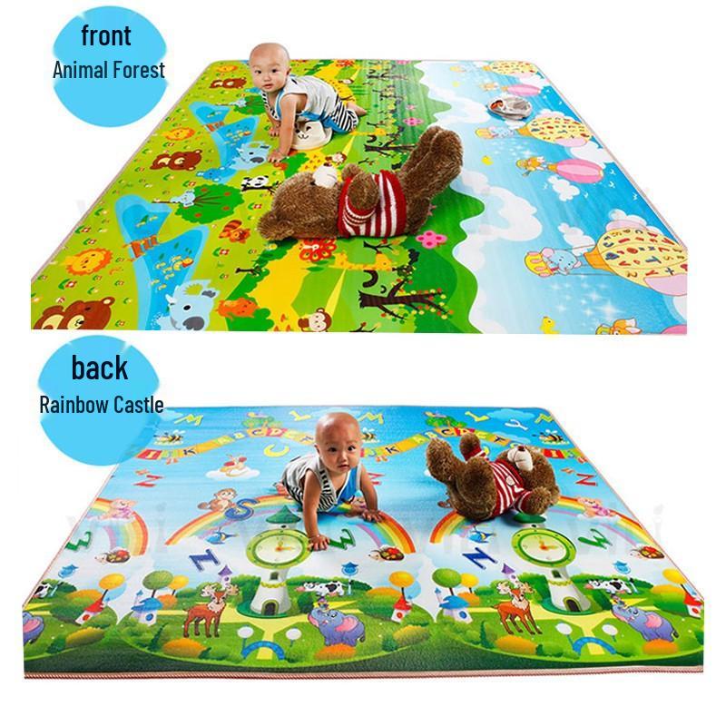 Thickened Foldable Baby Crawling Mat: Soft Foam Floor and Play Mat for Infants