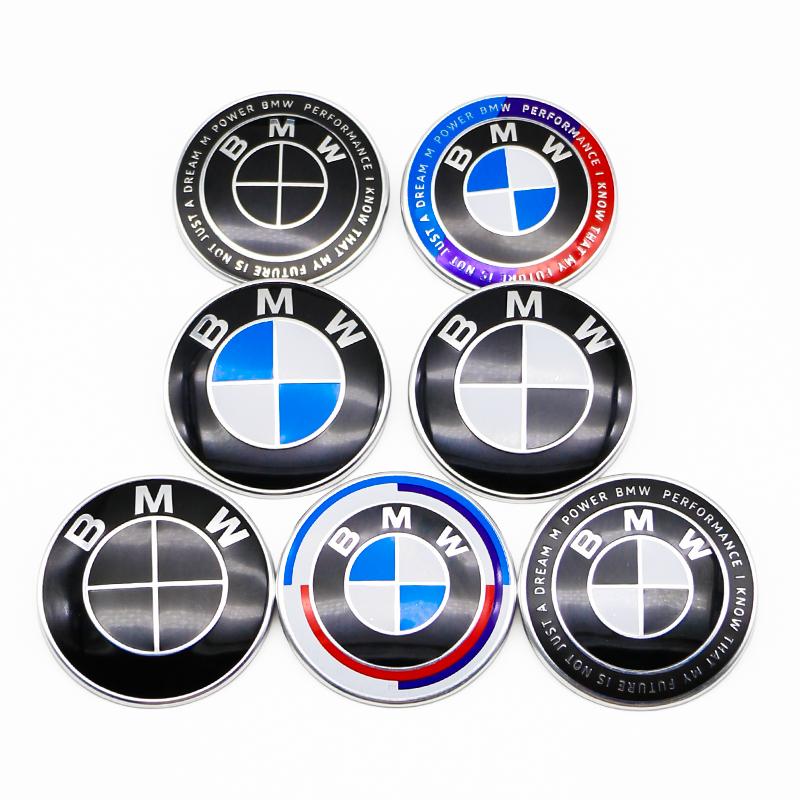 3D ABS Front Grille Badge For BMW M Logo X1 X2 X3 Emblem X4 X5 X6 F48 G01 E84 E46 E83 F39 F30 Vehicle Exterior Tuning Accessorie