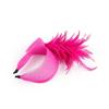 Elegant Feather Hairband with Tulle Bows Old Style Mesh Headband for Women Girls Wedding Party Photo Shoot Accessories
