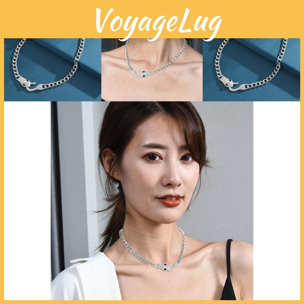 Stylish Minba Snake Tail Chunky Necklace Unique Fashion Jewelry For Men And Women