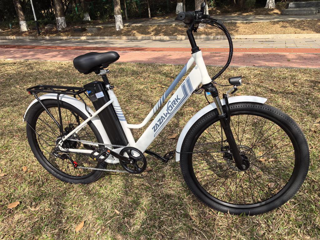 ZAZAWORK C26 Pro Electric Bike for Adults 26" 250W Motor 36V 20Ah Battery 26 Inch Wide Tires 120KM Range E-Bike