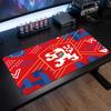 Republi Football Crest Mouse Pad, Extended Non Slip Rubber Desk Mat for Gaming Office Laptop Fan Gift