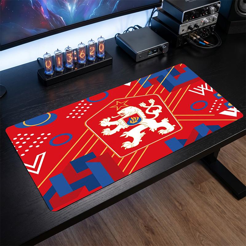 Republi Football Crest Mouse Pad, Extended Non Slip Rubber Desk Mat for Gaming Office Laptop Fan Gift