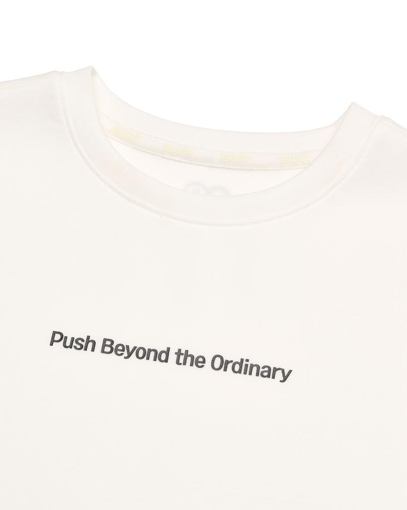 Liaaegtipai Womens Semi Cropped T-Shirt White