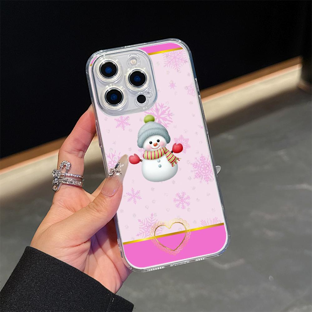 

Ae108 С Новым годом, Рождеством, Magsafe Прозрачные чехлы для Samsung S23 S24 Ultra S21 iPhone 16 Pro Max XR Магнитная беспроводная зарядка Задняя крышка Samsung S24 Ultra 5G