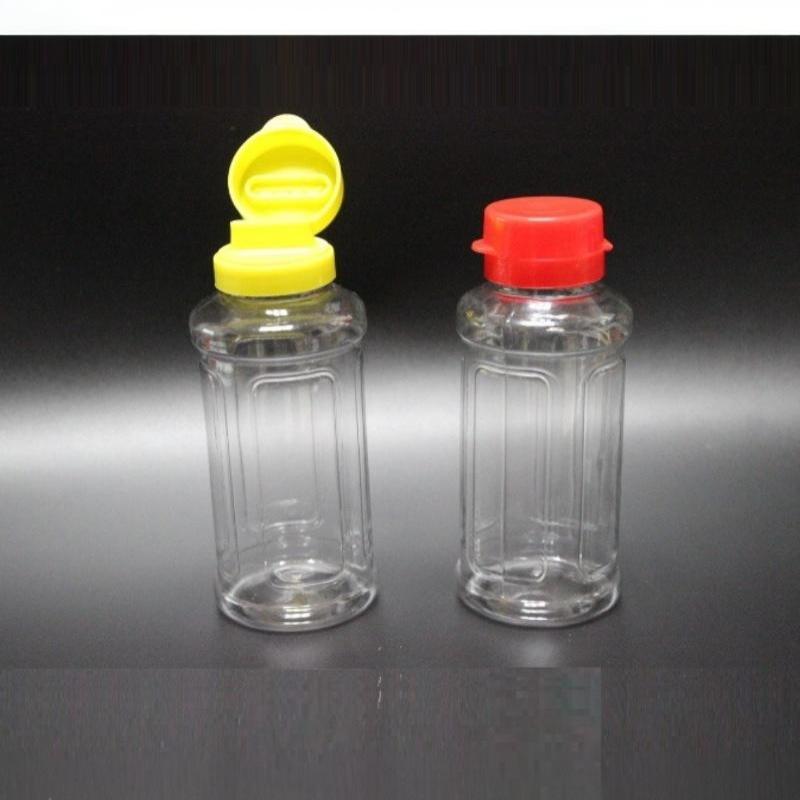 1/2Pcs 290Ml Plastic Condiment Squeeze Bottles Hole Dispensers For Oil Bbq Sauces Paint