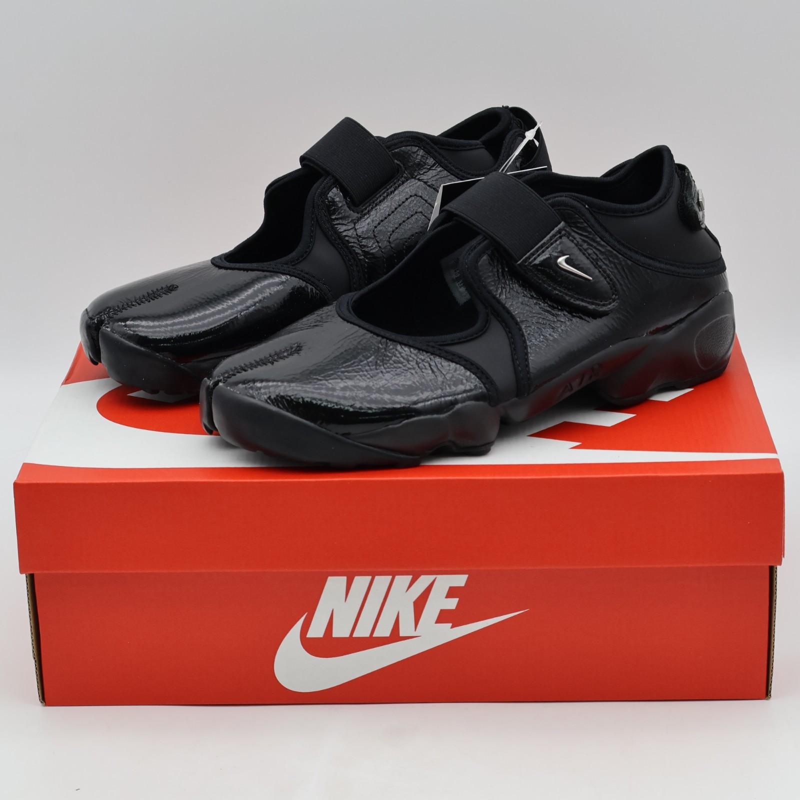IB8954-001 Nike Air Rift Luxury Leather Black (Women s) 9W
