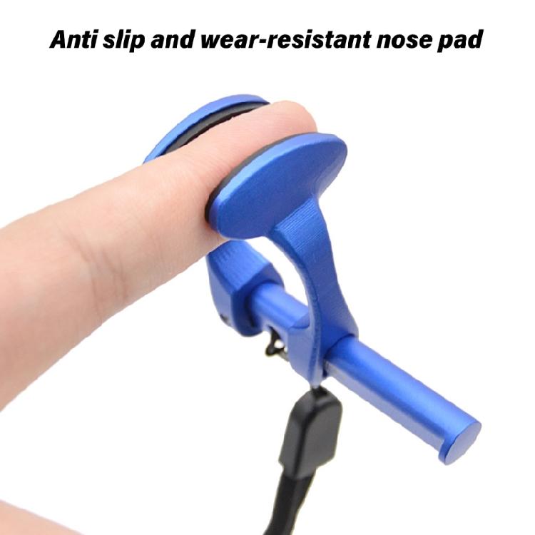 Nonslip Swimming Nose Plug Diving Nose Clip with AntiDrop Lanyard Adults Nose Protector Swimming Training Accessories