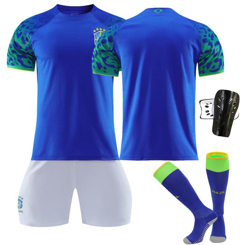 2223 Brazilië Uit Blauw Nr. 20 1018 Voetbaltenue Set