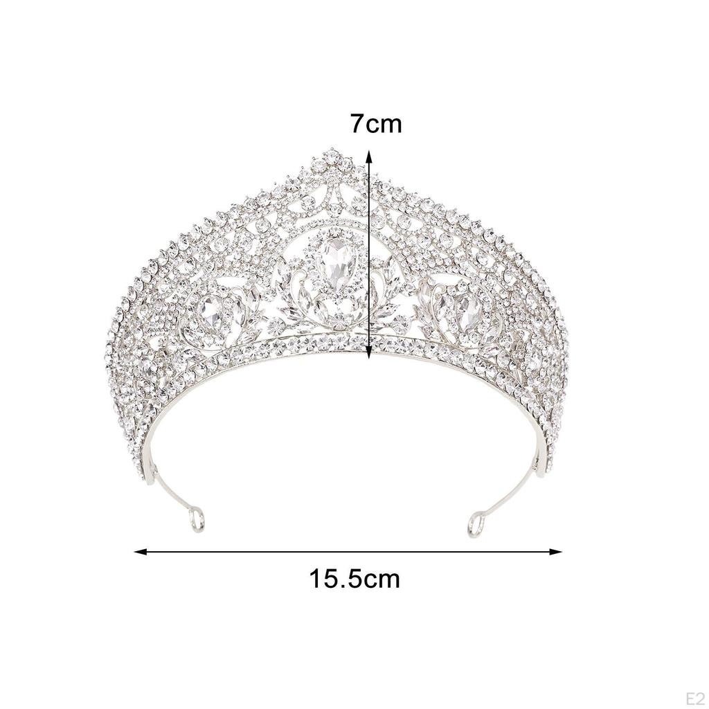 Crown Tiara Bride Headband girl Hair Accessory Bridal Headpieces for Halloween Stage