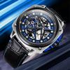 OLEVS New Top Men's Watch Hollow Fully Automatic Mechanical Watch Square Men's High -end Watches