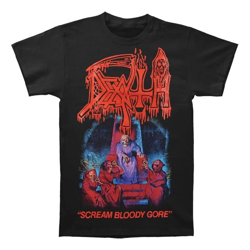 Camiseta Death - Scream Bloody Gore S