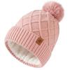 Women's Double Layer Knitted Hat for Autumn and Winter - Warm Velvet, Outdoor Cycling Ear Protection