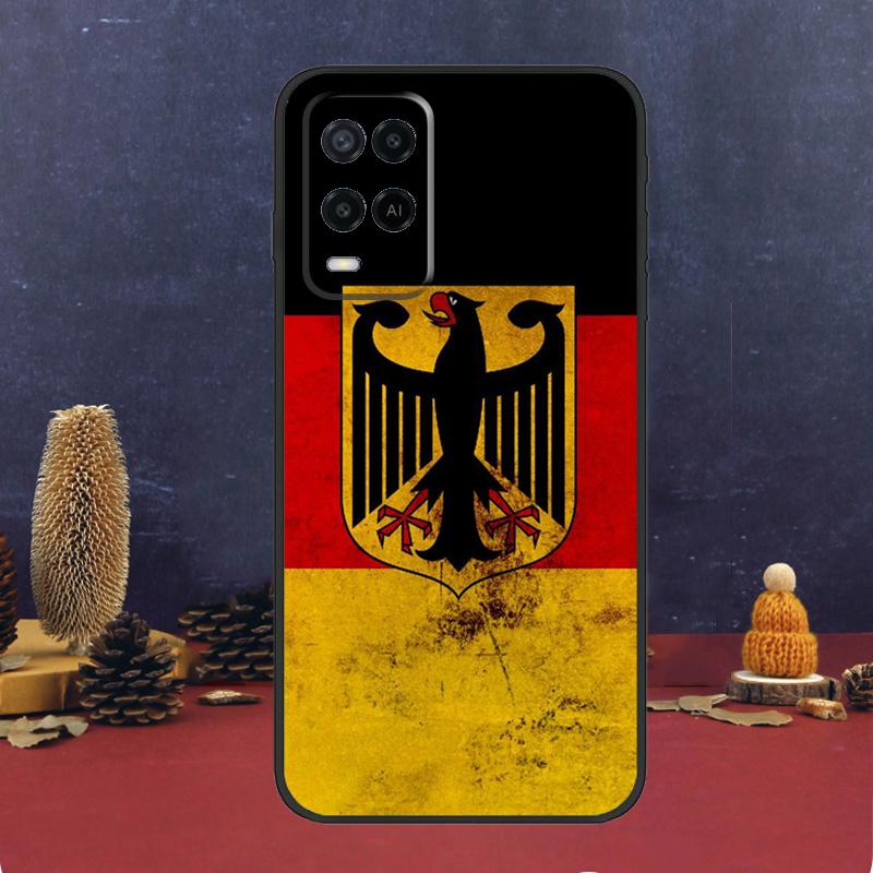 Germany Flag Banner Case For Oppo A60 A80 A40 A6 A5 Pro A15 A16 A17 A57 A94 A74 A54 A76 A96 A18 A38 A58 A78 A98