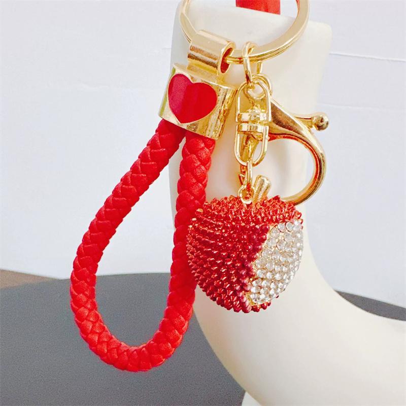 Creative Bling Rhinestone Watermelon Fine Workmanship Portable Bag Pendant Fashion Jewelry Decor Gift For Friends Bag Charm