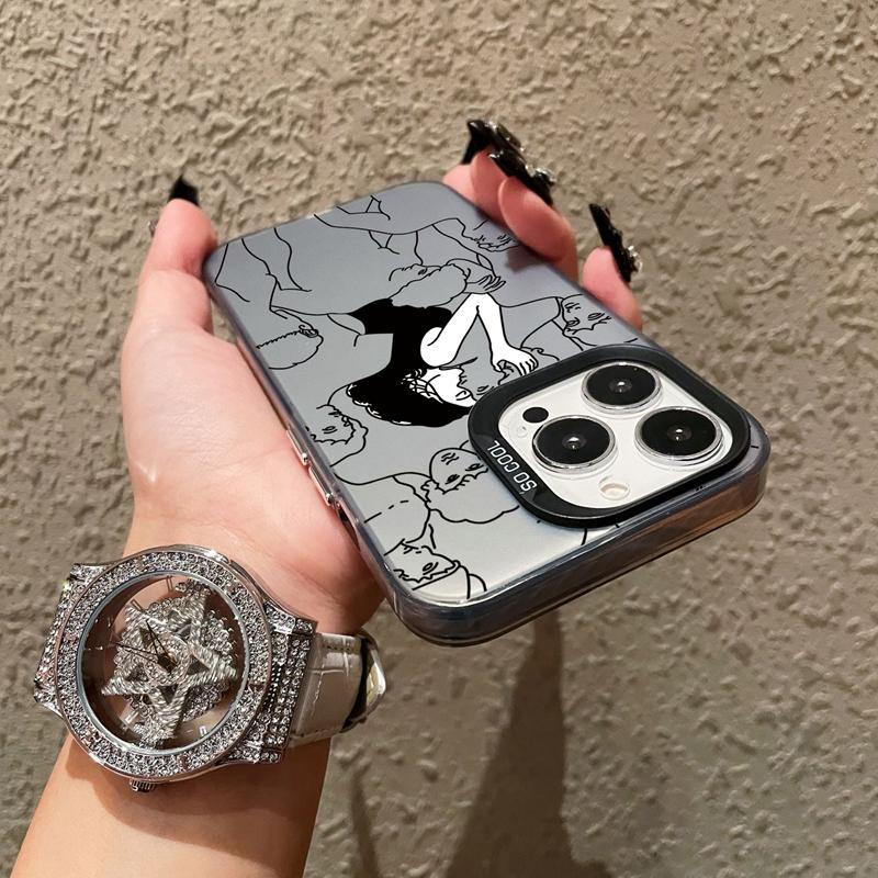 Flower Butterfly Leopard Patterned Cases For iPhone 11 12 13 15 Pro Max Plus Mini Shockproof Bumper Cover For iPhone 14 7 XS X Protective Phone Case