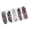 5 Pcs Large Arm Tattoo Sticker Temporary Waterproof Fake Tattoos Stickers for Women Men