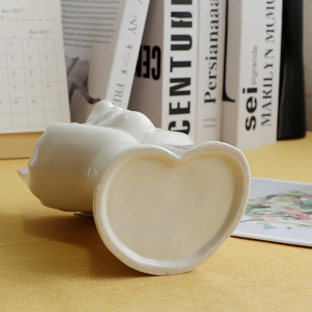 Minimalist Face Ceramic Vase Art Sculpture Home Decor Flower Arrangement Centerpiece Modern Living Room Ornament Gift