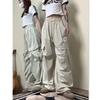 Korean-Style Retro American Loose Wide-Leg Work Pants