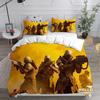 3D HELLDIVERS 2 Bedding Sets Comforter Quilt Bed Cover Duvet Cover Pillow Case 2-3 Pieces Sets Kids Adult Size For Home Textiles