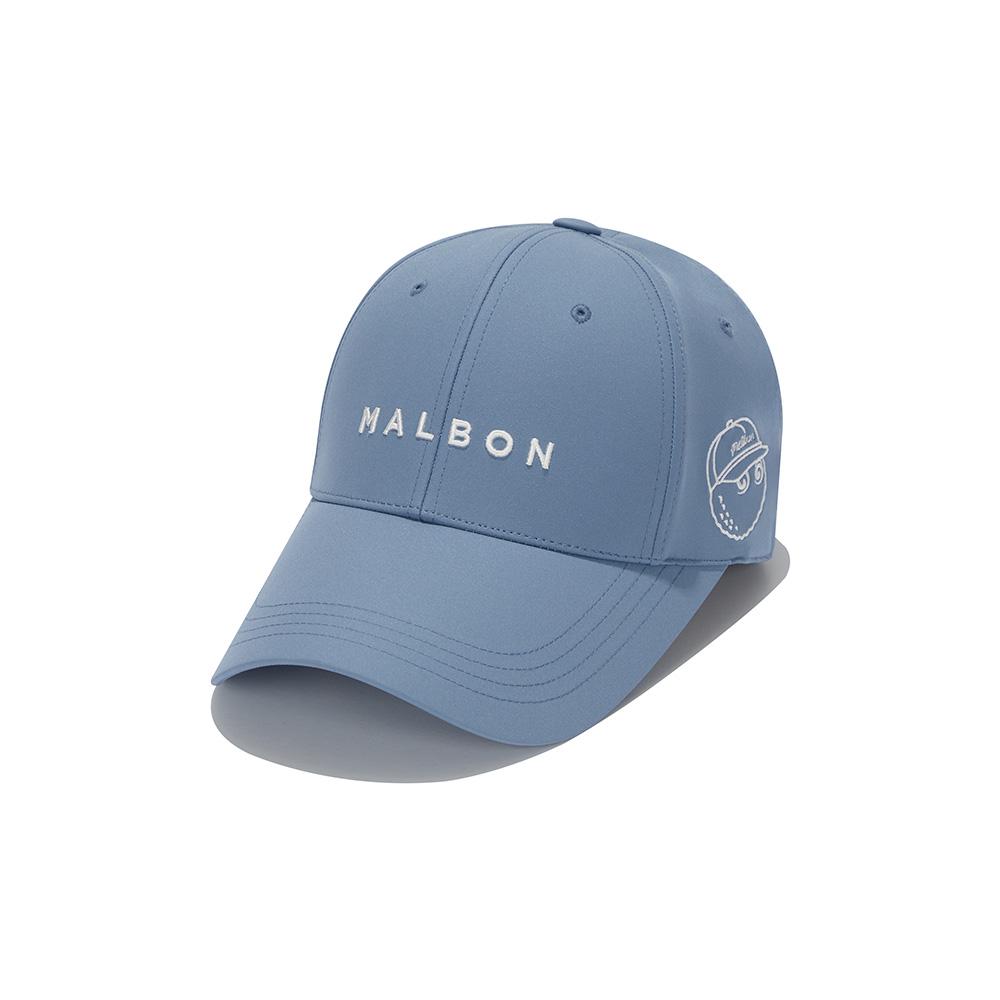 MALBON GOLF Long Brim Performance Ball Cap Blue (Man)