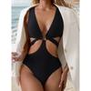 The New Bikini Is Popular In Europe and America. Solid Color Is Thin and Sexy. Bikini One-piece Swimsuit Swimsuit