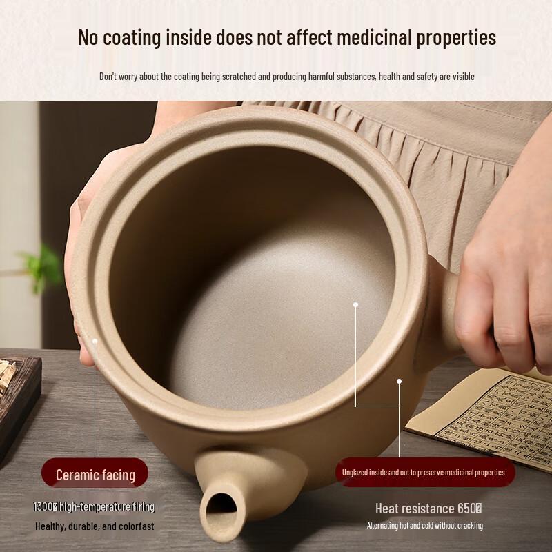 Naijiang Traditional Ceramic Herbal Decoction Pot