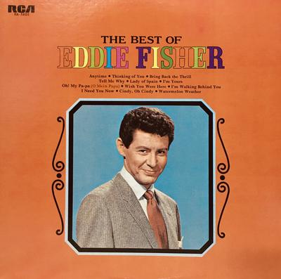LP Record EDDIE FISHER - Best Of Eddie Fisher RA5605 RCA 1973 Japan Pop Used