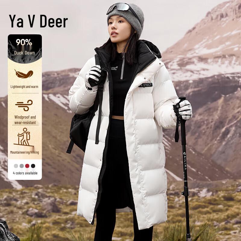 

Yalu Women s Long Hooded Down Jacket 2XL