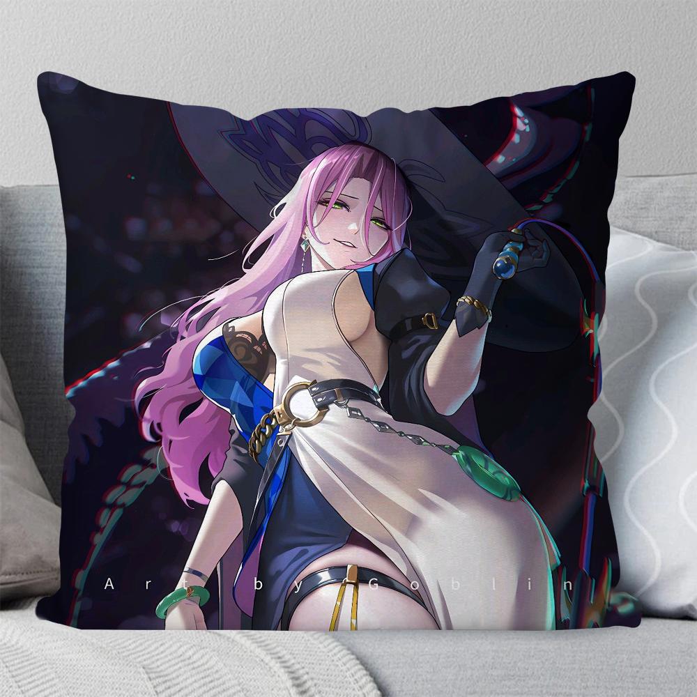 Jade Honkai Star Rail Anime Pillow Case Square Pillow Bedroom Sofa Leisure Comfort Cushion Car Living Room Home Decoration 40X40