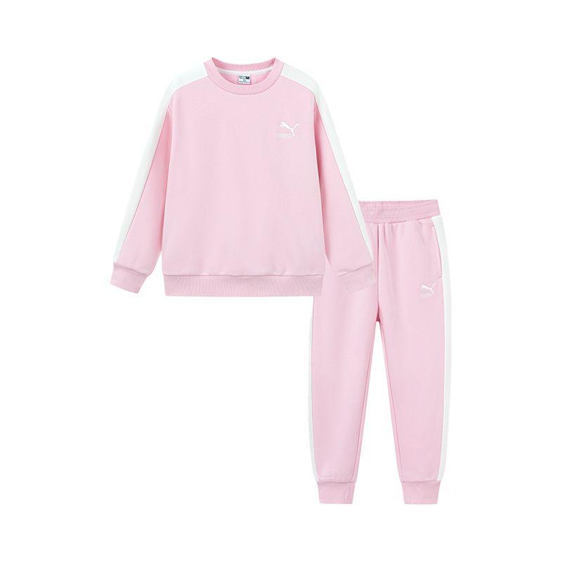 PUMA Casual Sportswear T7Sportstyle 2 Piece Set Dream Pink Children Aged 3 7 Years Old 353423104201-60301 110