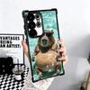 Animal Capybara Cute Plating Phone Case For Samsung Galaxy S24 S25 FE S26 Edge S23 Ultra S22 S21 Plus S20 Anti-Fall Airabag Cove
