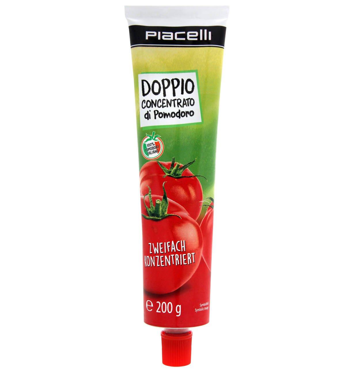 SuperMerchantEU Piacelli Dubbel Geconcentreerde Tomatenpuree In Een Tube 200 G