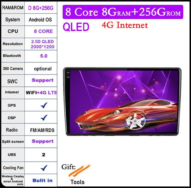 9 Inch For Kia Ceed ED 2006 2012 Android 14 Car Radio Video Multimedia QLED IPS Navigation GPS Stereo Screen Auto 4G+Wifi